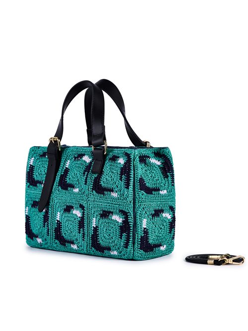 Borsa Frida Funny J03 Blu/Verde viamailbag | FRIDA FUNNY03